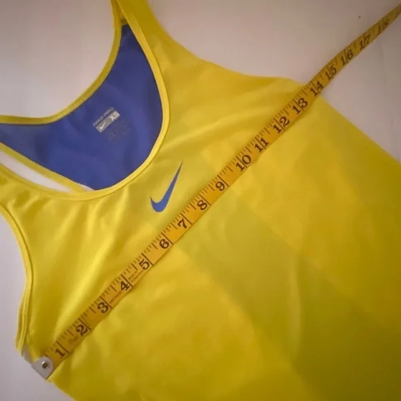 Nike Pro Dry Fit Racer back running Shirt - Picture 14 of 15